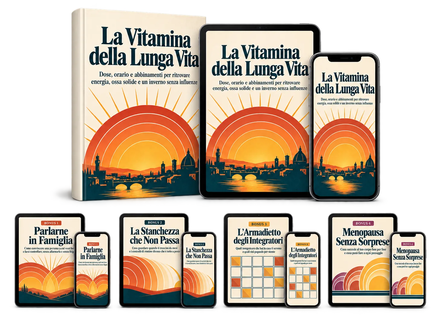 La Vitamina della Lunga Vita e i quattro bonus, il pacchetto completo
